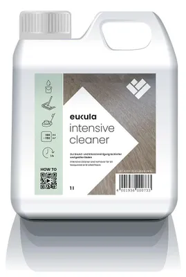 Produktbild von eukula intensive cleaner 1 L für Parkett & Kork | Grundreiniger löst hartnäckige