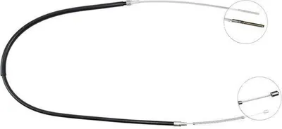 Produktbild von A.B.S. Handbremsseil Seilzug Feststellbremse für SEAT Ibiza II (6K1) K12506