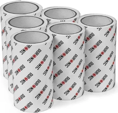 Produktbild von Duronic ROLL6 Fusselrolle Nachfüllpack | 6 Kleberollen | Tragbarer Fusselentferner | Kleiderrolle gegen Tierhaare | Für Polstermöbel, Wäsche und Fellpflege geeignet