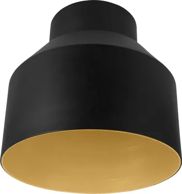 Produktbild von Osram Vintage Edition 1906 Lampenschirm Cup, schwarz und gold, Zur Erweiterung Ihrer Osram Pendulum Leuchte, P20, Aluminiumgehaeuse