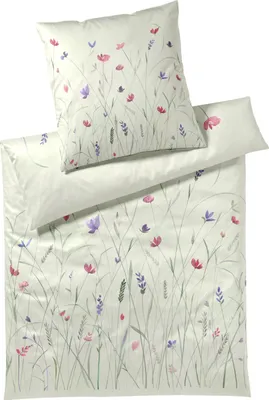 Zdjęcie produktu dla elegancka mako-satynowa pościel Highlife jasnozielona 155x220 cm + 80x80 cm
