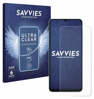 A product box and a screen protector for a smartphone.