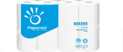 Produktbild von Küchenrollen 2-lagig 4 Rollen je 64 Blatt von Papernet