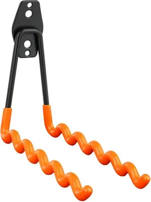 Obrázek produktu pro Hák do garáže 160 (v) x 200 (š) x 70 (h) mm, 15 kg | Gumový nástěnný hák | Hák na nářadí pro držák na kolo | Hák na zahradní nářadí | Držák na šrouby na zeď | Pro nářadí a držák na žebřík