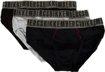 Produktbild von Pack von 3 Unterhose Herren Slip Tripack BIKKEMBERGS Artikel B4S3062, XXL, Cotone 94%,Elasthan 6%