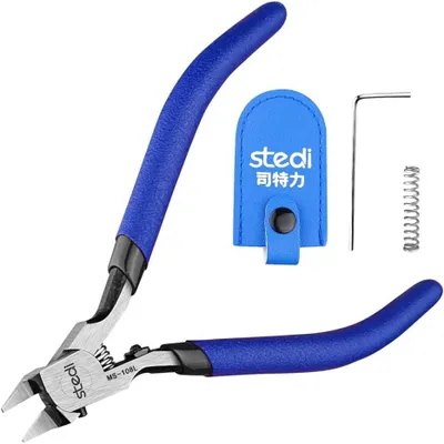 Productafbeelding van Zijkniptang 12,7 cm, voor linkshandigen, ultradunne enkelzijdige messen, voor modelbouw