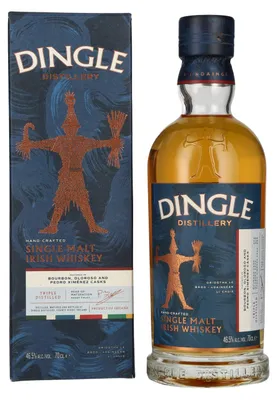 Image de Dingle Single Malt Irish Whiskey Triple Distilled 46,5% Vol. 0,7l en boîte cadeau