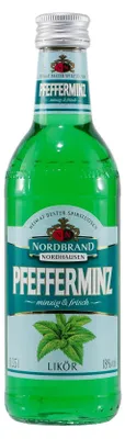 Produktbild von Nordbrand Pfefferminz Likör (0,35L)