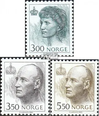 Produktbild von Briefmarken Norwegen 1993 Mi 1116y-1118y (kompl.Ausg.) postfrisch Freimarken