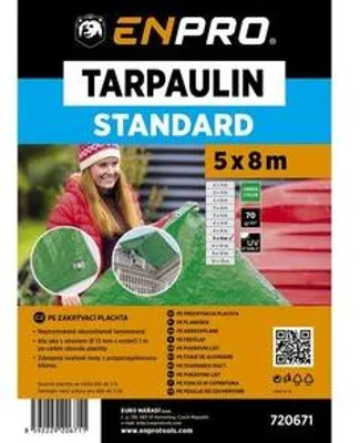 Immagine prodotto di Enpro Plachta zakrývací STANDARD 5 x 8 m 70 g/m? zelená
