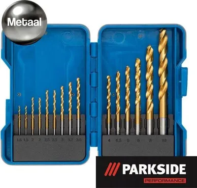 Obrázek produktu pro PARKSIDE® Sada vrtáků a bitů PBB 4 B2 (sada vrtáků HSS 15 ks)
