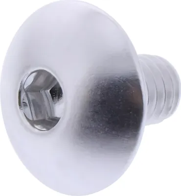 Produktbild von Linsenschraube JMP Bolt M6x1,00mm 10mm Aluminium silber