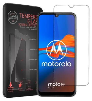 Immagine prodotto di 2x vetro blindato per la protezione dello schermo in vetro di Motorola Moto E6 Plus