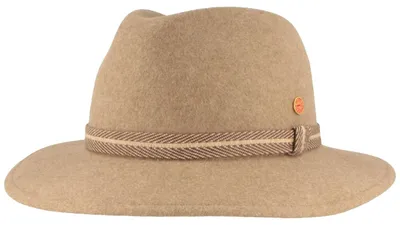 Produktbild von Mayser rollbarer Filzhut Traveller Wolle Plus mit Stoffband, beige, Gr. 61