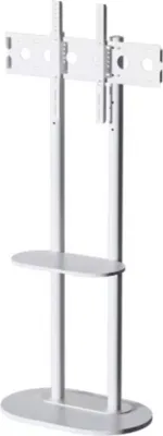 Produktbild von Luxus TV-Bodenständer 40–75 Zoll – Weiß – Ständer – Stehend – Robust – Höhenverstellbar – 40 kg