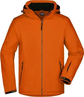 Produktbild von Elastische, gefütterte Softshelljacke dark-orange, Gr. XL