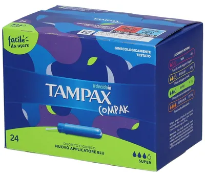 Immagine prodotto di Tampax Compak Super 24 Pezzi
