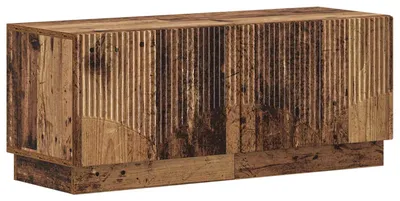 Image de Meuble TV vidaXL, bois de récupération, panneaux de particules