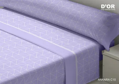 Produktbild von Set d'or ankara mauve Bettlaken d'or 150 Flanell