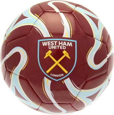 Produktbild von West Ham United FC - Fotbalový míč "Cosmos" TA9664 (5) (bordó/světle modrá/bílá)