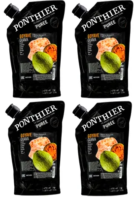 Produktbild von Ponthier GUAVE PÜREE Zitrus-Frucht-Püree 4x 1KG