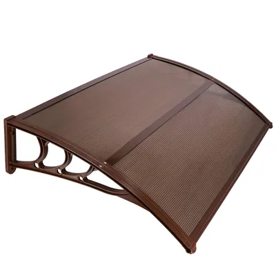 Productafbeelding van Deurluifel - Transparant - Kunststof - Uv - Bestendig - 120 x 80 cm - Bruin