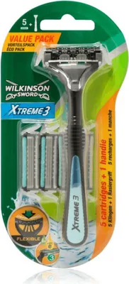 Image de Wilkinson Sword Xtreme 3 Clampack, 1 rasoir + 4 lames