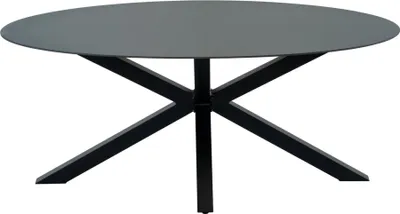 Immagine prodotto di Tavolo da giardino - Ovale - 180x100 cm - Alluminio e vetro