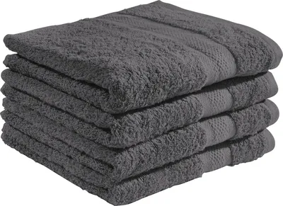 Produktbild von REDBEST Duschtuch Chicago" 4er-Pack anthrazit 70x140 cm"