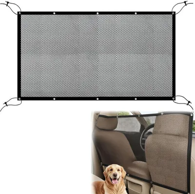 Obrázok produktu pre Deliaca sieť pre psov 70x50 cm, čierna, do auta