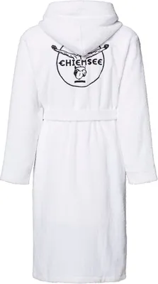 Immagine prodotto di Accappatoio unisex Chiemsee con cappuccio, 100% cotone, bianco, taglia XL