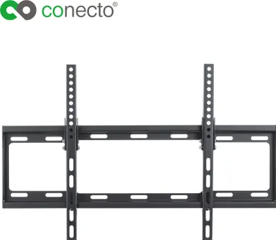 Produktbild von conecto CC50263 Wandhalterung für TV Geräte mit 81-165 cm (32 -65 Zoll), neigbar: -14° bis 0°, Wandabstand: 25mm, Traglast: max. 35,0kg, VESA 600x400, schwarz