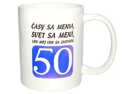 Obrázok produktu pre Hrnček pre 50 ročných