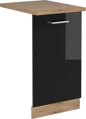 Obrázek produktu pro Čelní panel myčky Vicco R-Line Černý vysoký lesk 45 cm , PD Dub, Model 54962