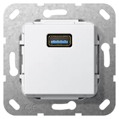 Produktbild von GIRA 568203 - USB - Weiß
