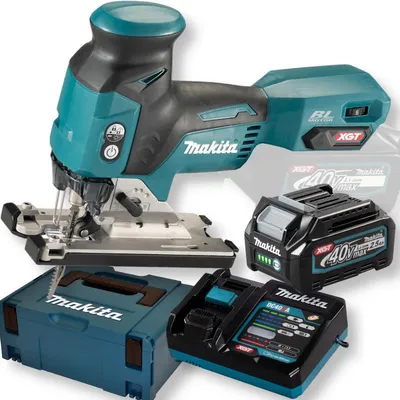 Produktbild von Makita Akku-Pendelhubstichsäge JV001GD101 bürstenlos inkl. Akku Ladegerät 700 W