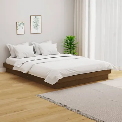 Image de Maison Exclusive - Lit en bois massif brun miel 120x190 cm