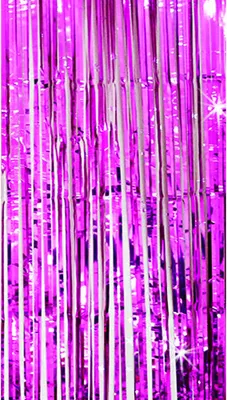 Produktbild von Oblique Unique Lametta Vorhang Dekoration Party Feier Fasching Karneval - pink