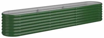 Produktbild von vidaXL Hochbeet Verzinkter Stahl 224x40x36 cm Grün