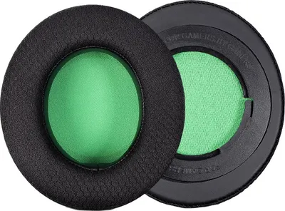 Produktbild von INF Ersatz-Ohrpolster für Razer Kraken Pro V2 – schwarzes Fußballnetz