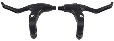 Image de Leviers de frein de vélo en aluminium - Universels, compatibles avec un guidon de 22 mm - Durables et légers