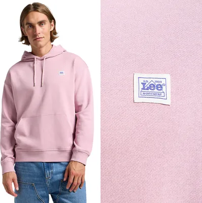 Produktbild von LEE Herren, Sweatshirt WW HOODIE, XL, Rosa, kapuzenpullover, , hoodie