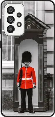 Produktbild von König Design Hülle kompatibel mit Samsung Galaxy A73 5G Kunststoff Soft Handyhülle - Handy Case England Bobby