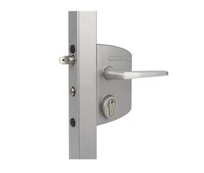 Produktbild von Locinox Silber LAKQ U2 Industrieschloss mit Aluminium- Gehäuse und Edelstahl-Mechanismus