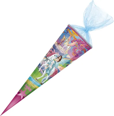 Produktbild von Schultüte / Zuckertüte / 85cm / 12-eckig mit Glitzer / "schleich bayala"