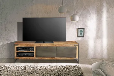 Produktbild von Lowboard TV-Board 160 x 50 x 40 cm Mangoholz massiv ARTA