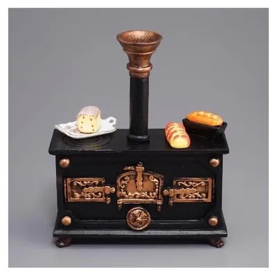 Immagine prodotto di Piccola cucina in miniatura, decorata per case delle bambole