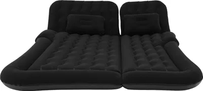 Produktbild von Auto-Luftmatratze - Aufblasbares SUV-Rücksitzbett - 174×126 cm - 300 kg Tragkraft - 12 V 75 W Elektropumpe - Beflocktes PVC - Schwarz
