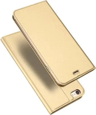 Produktbild von Slim Softcase Booktype Gold kompatibel mit Xiaomi Mi 9