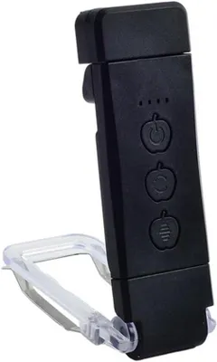 Produktbild von Leselampe – Leselampe für Bücher – LED-Leselampe mit Clip – 3 Helligkeitsstufen – Leselampen – Wiederaufladbare Lampe mit USB-C – Schwarz